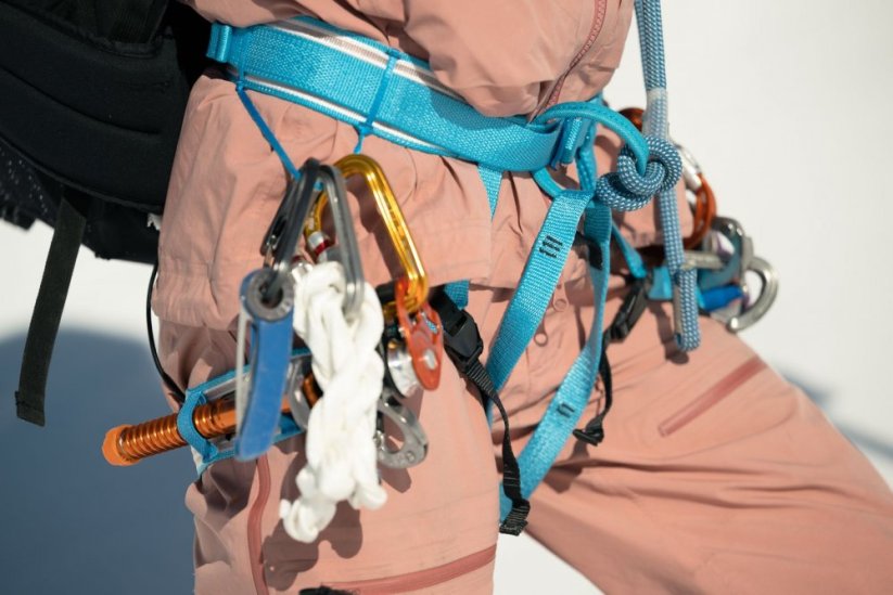 ALTITUDE S/M skialpinistický úvazek tyrkysový