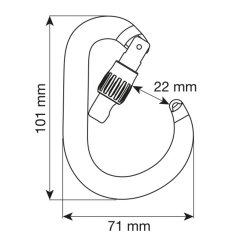 CAMP Nimbus Lock; gun metal
