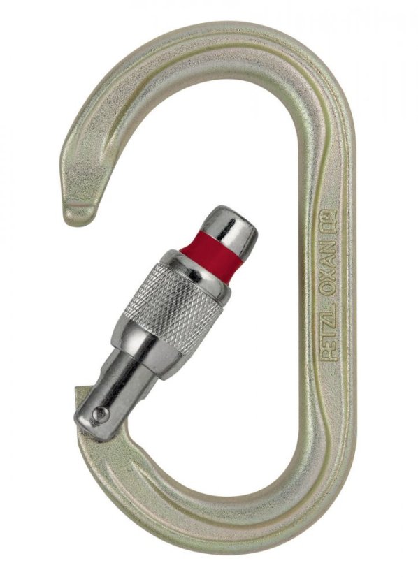Petzl OXAN SCREW LOCK ocelová šroubovací karabina