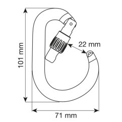 CAMP Nimbus Lock; gun metal
