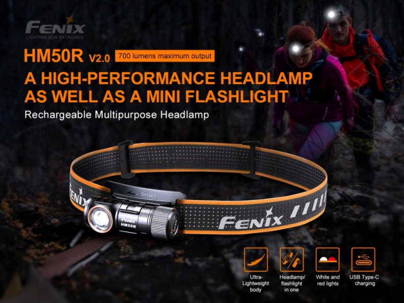 Fenix HM50R V2.0 čelovka