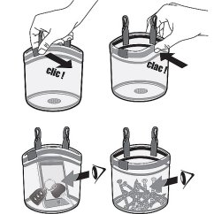 Beal Glass Bucket transparentní pracovní kapsář