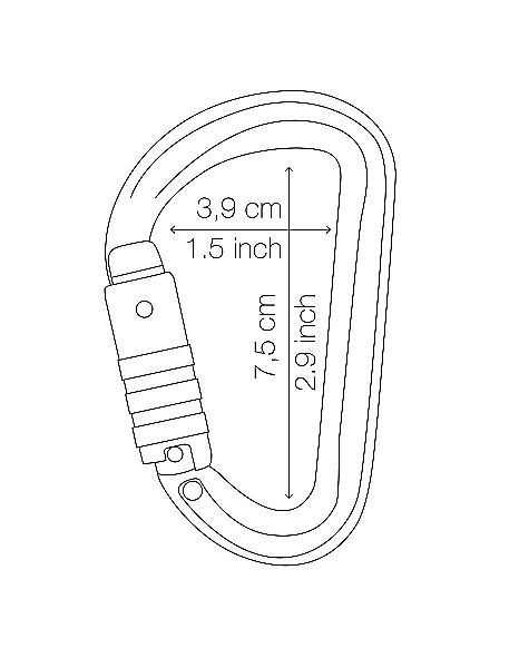 D karabina Petzl Sm´D TL