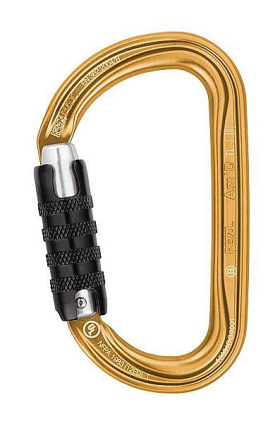 D karabina Petzl Am´D TL zlatá
