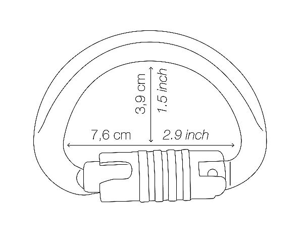 Směrová karabina Petzl Omni TL