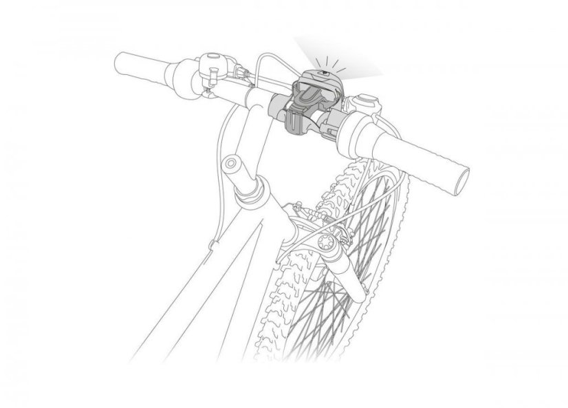 Petzl BIKE ADAPT adaptér na čelovku na kolo