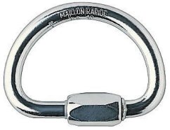 Ocelová mailona Petzl D Demi-Rond 10