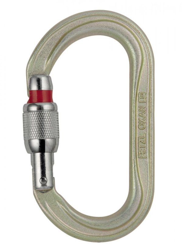 Petzl OXAN SCREW LOCK ocelová šroubovací karabina