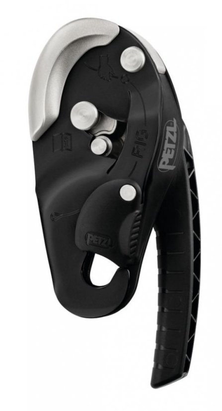 Petzl Rig slaňovací brzda černá