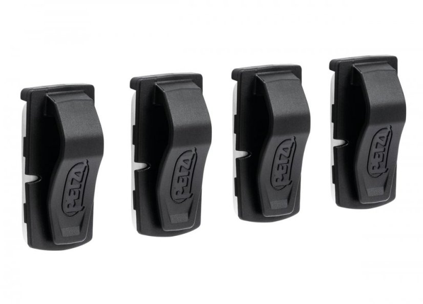Petzl UNI ADAPT 4 klipy na přichycení čelovky na přilbu