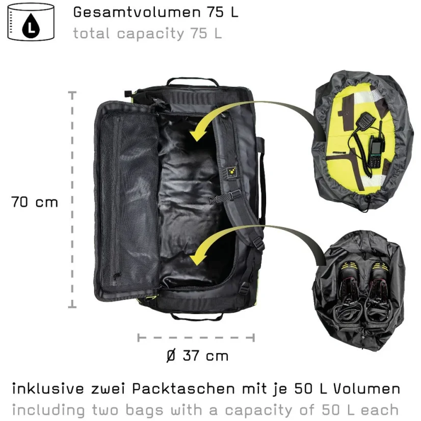 TEE-UU BARRELBAG - výstrojová taška 75 l