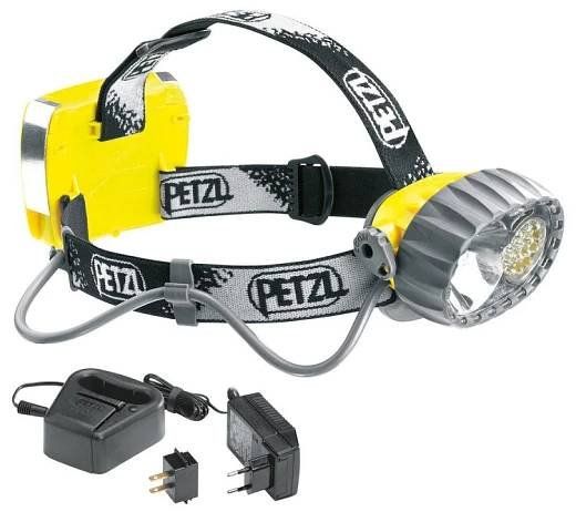 Petzl DUO LED 14 ACCU dobíjecí speleologická čelová svítilna