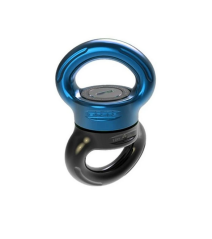 Obratlík DMM Axis Swivel Titanium/blue Small
