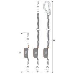 CLIMBING TECHNOLOGY FLEX ABS 140 COMBI Y-L 180cm tlumič pádu