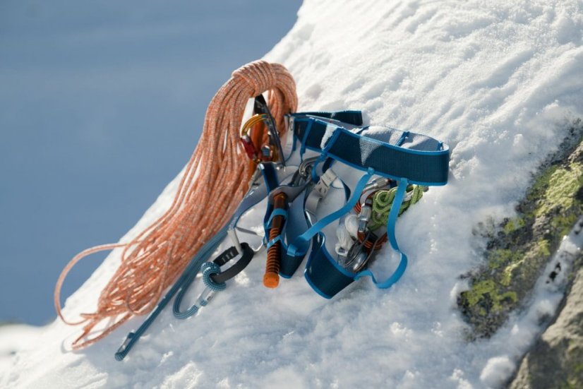 ALTITUDE S/M skialpinistický úvazek tyrkysový