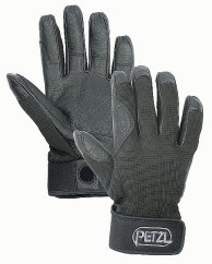 Petzl Cordex celoprstové lezecké rukavice černé