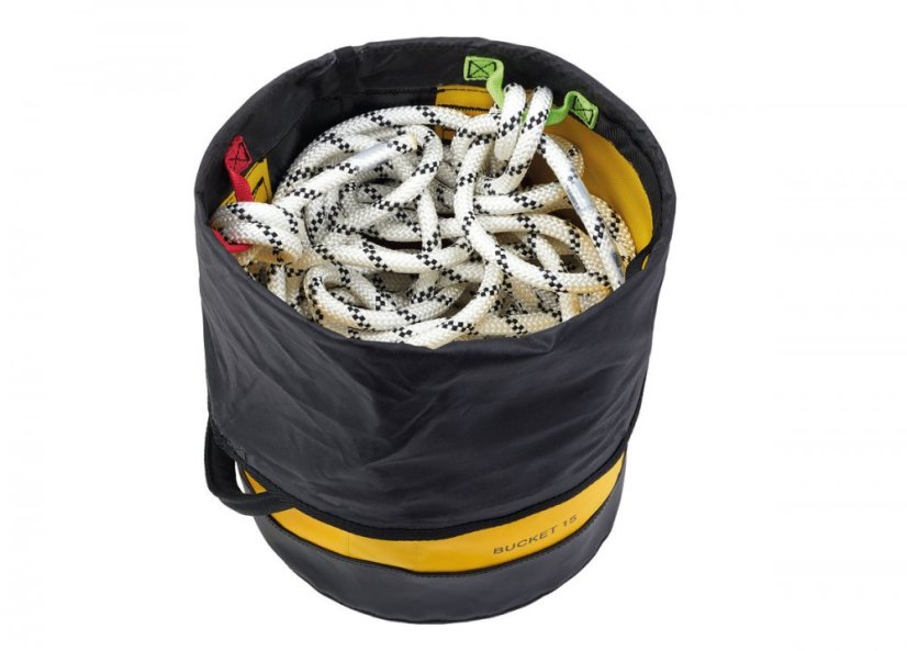 BUCKET vak na lano 15 L žlutý