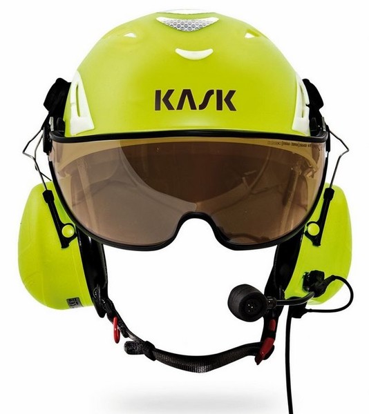 Přilba KASK HELITALK bílá model 2020