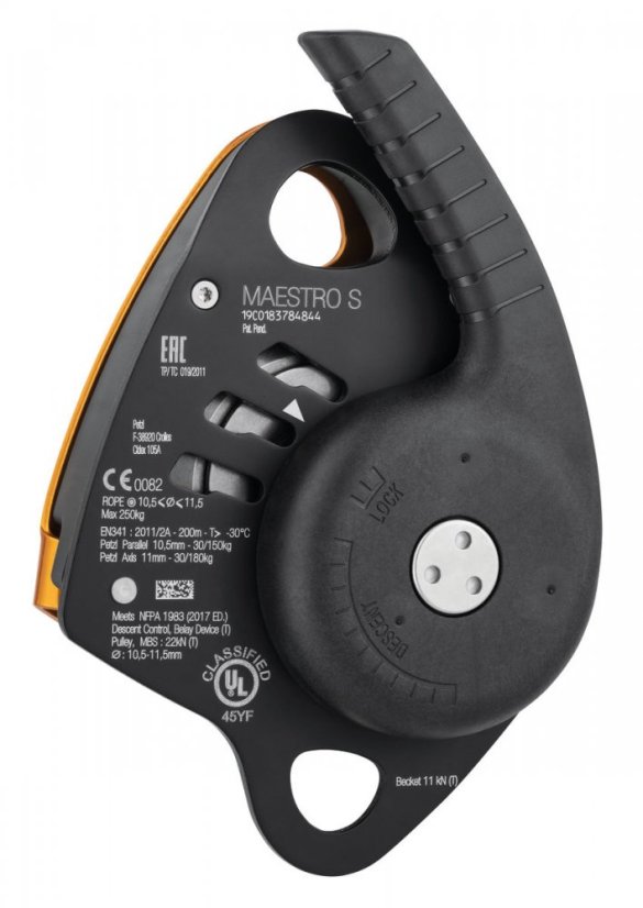 Petzl MAESTRO S jistící zařízení pro technickou záchranu