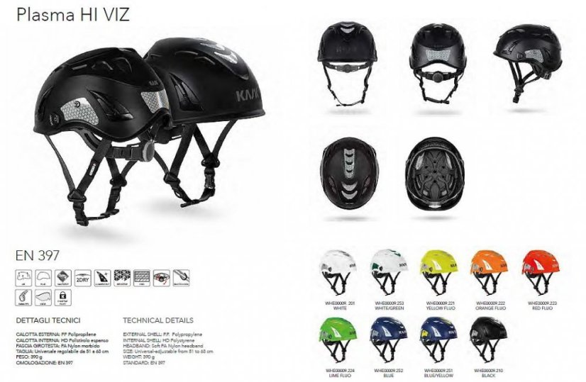 Pracovní přilba KASK PLASMA HI-VIZ