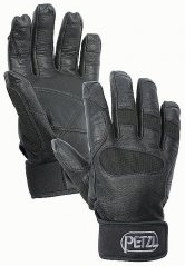 Petzl Cordex Plus celoprstové odolné rukavice černé
