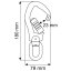 CAMP Swivel Alu Hook 3Lock; 23mm
