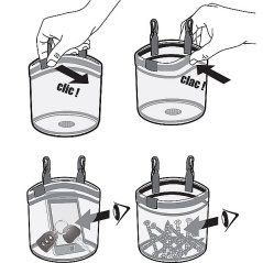 Beal Glass Bucket transparentní pracovní kapsář